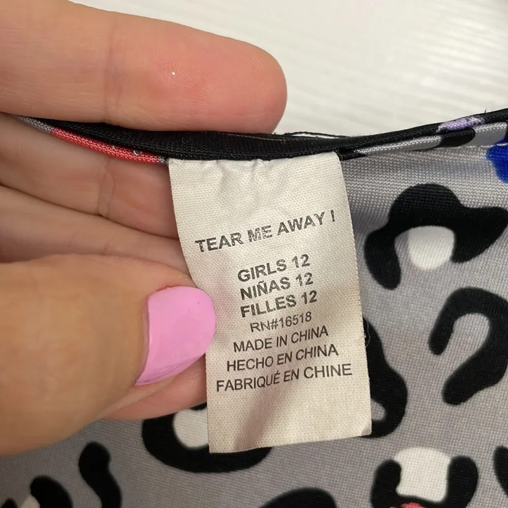 Kahn Lucas Reversible Girl's Dress Sz 12